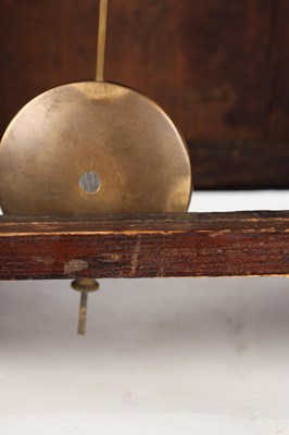 Lot 156 - A MID 19TH CENTURY BLACK FOREST WALNUT TRUMPETER CLOCK