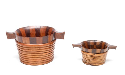 Lot TWO SCOTTISH TREEN BICKERS