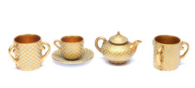 Lot A COLLECTION OF EARLY 20TH CENTURY COALPORT MINIATURE PORCELAIN