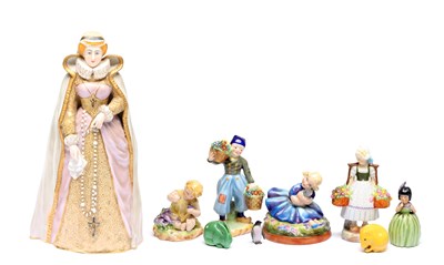 Lot A COLLECTION OF EARLY 20TH CENTURY ROYAL WORCESTER FIGURE GROUPS