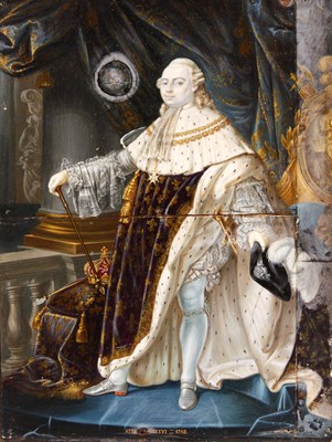 Lot 247 - An 18th/19th Painted PORTRAIT on Ivory Panels...