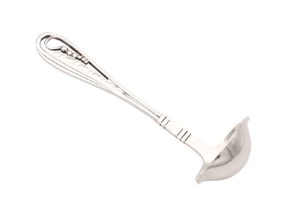 Lot AN EARLY 20TH CENTURY SILVER GEORG JENSEN LADLE