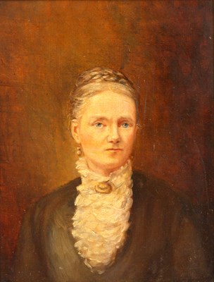 Lot 254 - 19th Century OIL on CANVAS 

Bust portrait of...