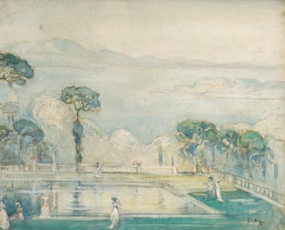 Lot 287 - JOSEPH A TERRY RBA. 1872-1939 – WATERCOLOUR...