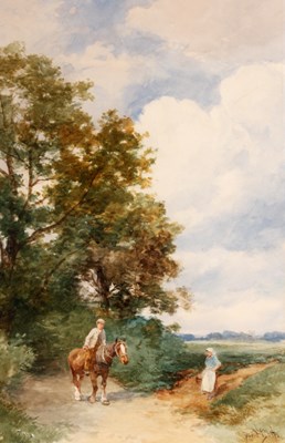 Lot 296 - DAVID BATES RBA 1841-1921 – WATERCOLOUR 

Boy...