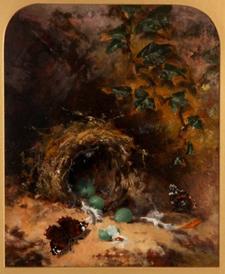 Lot 321 - Att. WILLIAM HENRY HUNT 1790-1864, OIL ON...