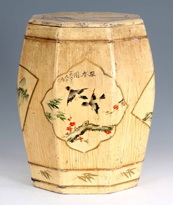 Lot 183 - A 19TH CENTURY JAPANESE OCTAGONAL CREAM...