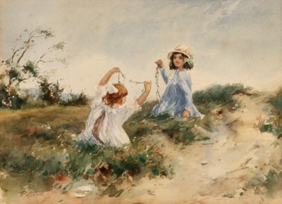 Lot 305 - TOM PATTERSON – WATERCOLOUR 

Children playing...