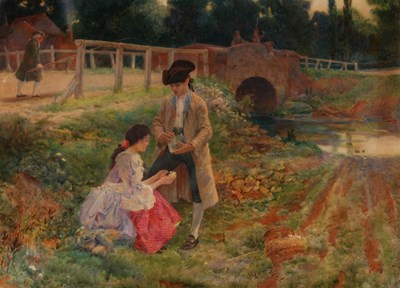 Lot 299 - INNES FRIPP 1865 – WATERCOLOUR 

A romantic...