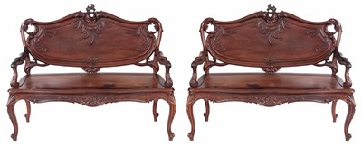 Lot 863 - A PAIR OF FRENCH HEPPLEWHITE STYLE 19TH...