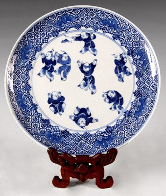Lot 102 - A 19th Century Chinese Blue and White CABINET...