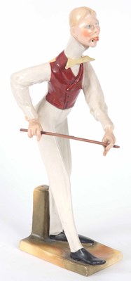 Lot 44 - AN EARLY 20th CENTURY AUSTRIAN POTTERY FIGURE...