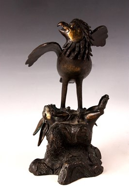 Lot 137 - A 19th Century Chinese cast Bronze INCENSE...
