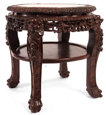 Lot 149 - A good late 19th Century Chinese carved...