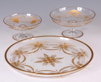 Lot 14 - THREE PIECES OF LATE 19TH CENTURY UNDERCUT AND...