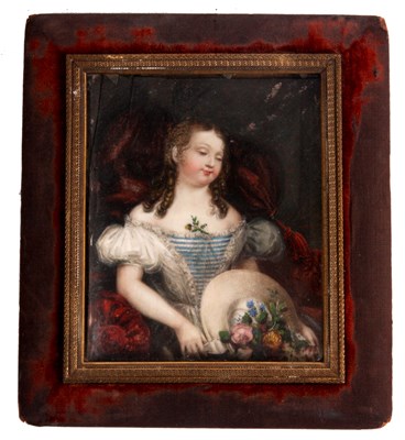 Lot 239 - A 19th Century seated half length PORTRAIT on...