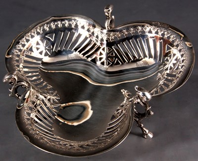 Lot 205 - A Victorian Trefoil Shaped Silver SWEETMEAT...