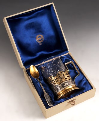 Lot 209 - A Russian Silver and Silver Gilt ornate...