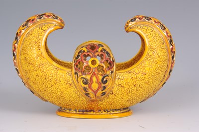 Lot 54 - A LATE 19TH CENTURY HUNGARIAN ZSOLNAY PECS...