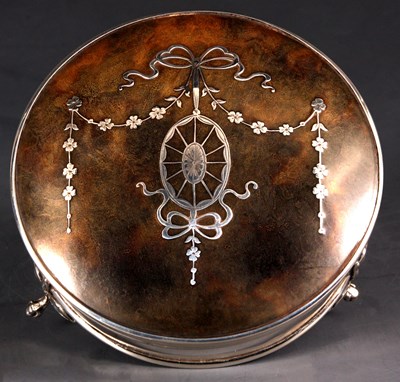 Lot 202 - A George V large circular Silver and...