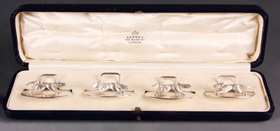 Lot 201 - ASPREY 166 BOND ST. LONDON
 A fine cased set...
