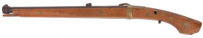 Lot 562 - A 19th Century Japanese MATCHLOCK CARBINE with...