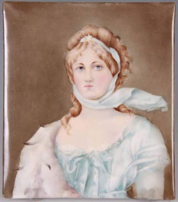 Lot 92 - A LATE 19TH CENTURY KPM PORCELAIN PAINTED...