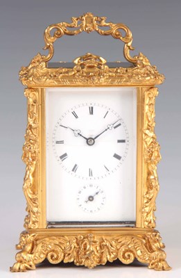 Lot 459 - HENRI JACOT, PARIS. A 19TH CENTURY FRENCH GILT...