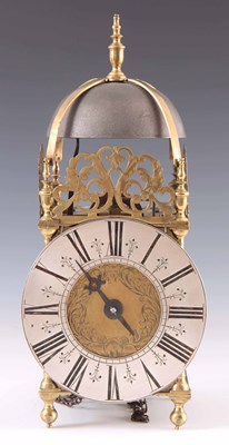 Lot 549 - A LATE 17TH CENTURY ENGLISH LANTERN CLOCK of...