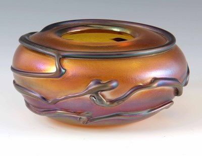 Lot 6 - A LATE 20TH CENTURY JOHN DITCHFIELD GLASS FORM...