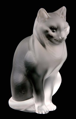 Lot 22 - LALIQUE FRANCE, A 20TH CENTURY GLASS MODEL OF...