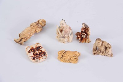 Lot 121 - A COLLECTION OF SIX MEIJI PERIOD JAPANESE...