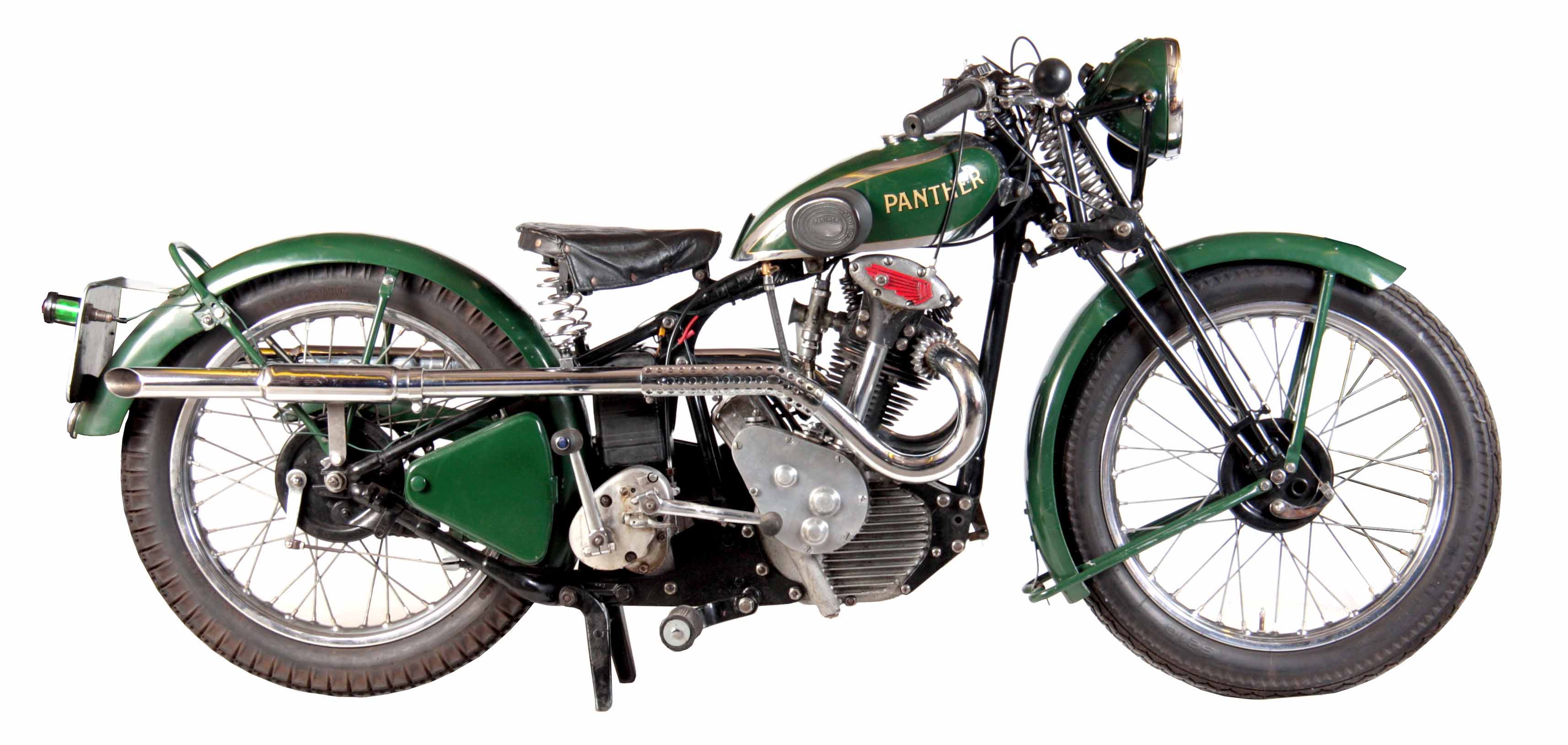 1932 Panther 250cc Model 7 vintage motorcycle sold by Hutchinson Scott