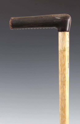 Lot 213 - AN EARLY 19th CENTURY WHALEBONE WALKING CANE...