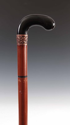 Lot 216 - AN EARLY 20th CENTURY GENTLEMANS HORN HANDLED...