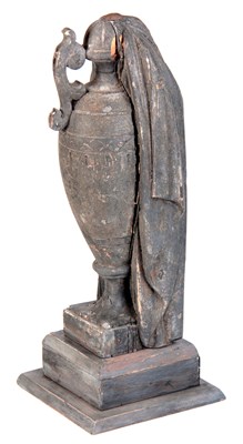 Lot 1008 - AN 18TH CENTURY CARVED SCULPTURE OF A...