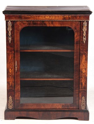 Lot 1064 - A MID 19TH CENTURY INLAID AND ORMOLU MOUNTED...