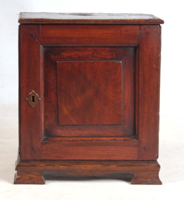 Lot 1109 - AN EARLY 18TH CENTURY OAK HANGING SPICE...