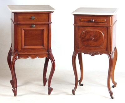 Lot 1118 - A MATCHED PAIR OF 19TH CENTURY FRENCH MAHOGANY...