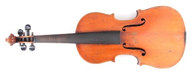 Lot 321 - A 19TH CENTURY VIOLIN with a well figured one...
