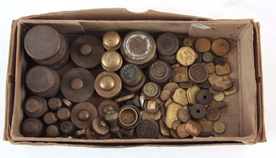 Lot 365 - A COLLECTION OF 19TH CENTURY BRASS POSTAL AND...