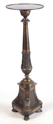 Lot 366 - A 19TH CENTURY GILT BRONZE JARDINERE STAND...