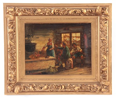 Lot 367 - G. SCHMITH. A 19th CENTURY OIL ON CANVAS. A...