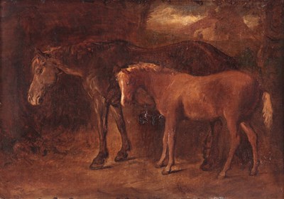 Lot 376 - JOHN GLASS AN 19TH CENTURY OIL ON CANVAS laid...