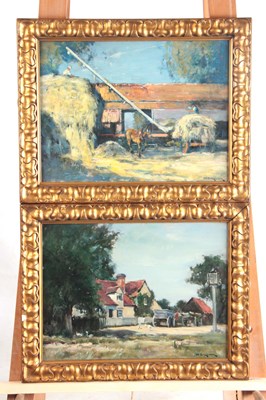 Lot 380 - W.B.GELDER, A PAIR OF OIL ON BOARDS depicting...