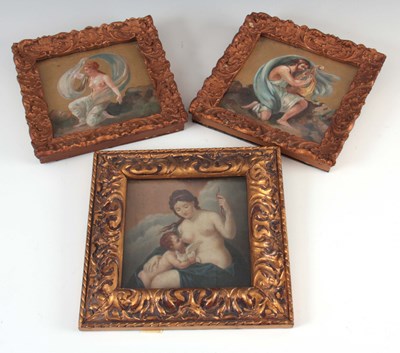 Lot 382 - A19TH CENTURY OIL ON BOARD CUPID DISARMED,...