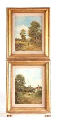 Lot 393 - ARTHUR WELLESLEY COTTRELL. A PAIR OF OILS ON...