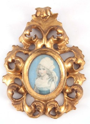 Lot 398 - AN EARLY 19TH CENTURY PORTRAIT MINIATURE OF A...