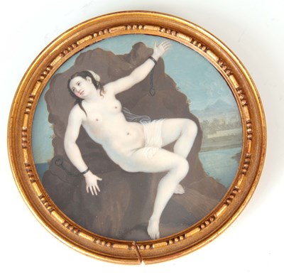 Lot 438 - A LATE 19TH CENTURY IVORY MINIATURE DEPICTING...