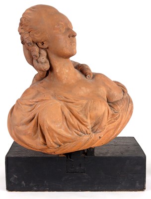 Lot 451 - A LARGE EARLY 19th CENTURY TERRACOTTA BUST...